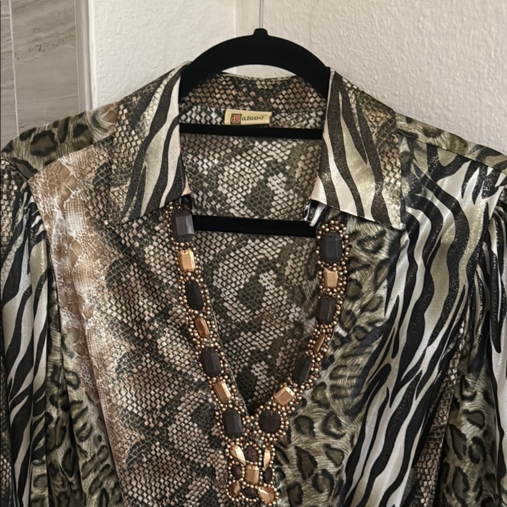 Baleno Exotic Animal Print Women's top